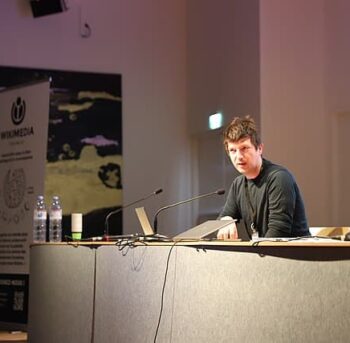 Intervention de Benjamin lors de la journée Wikimédia 2022