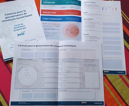 Aperçu du livret intitulé Canevas pour la gouvernance de communs numériques