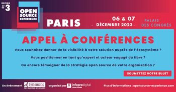 Appel à conférence pour l'édition 2023 d'OSXP